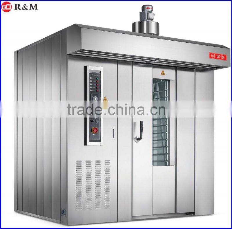 Gas rack oven with the steam,electric or diesel rotary oven for bakery