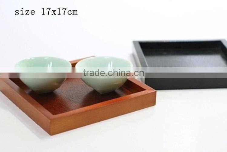 Engraved custom natural wooden tray