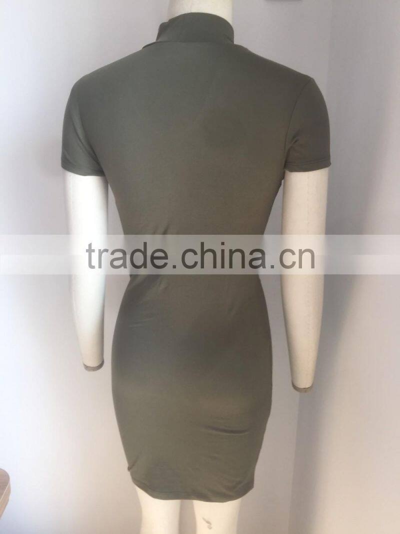 2017 Women korean dresses lady dress t shirt dress