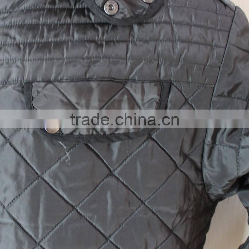 Men Black Windproof Heavy Jacket Apparel Stock Men Fashion Jacket