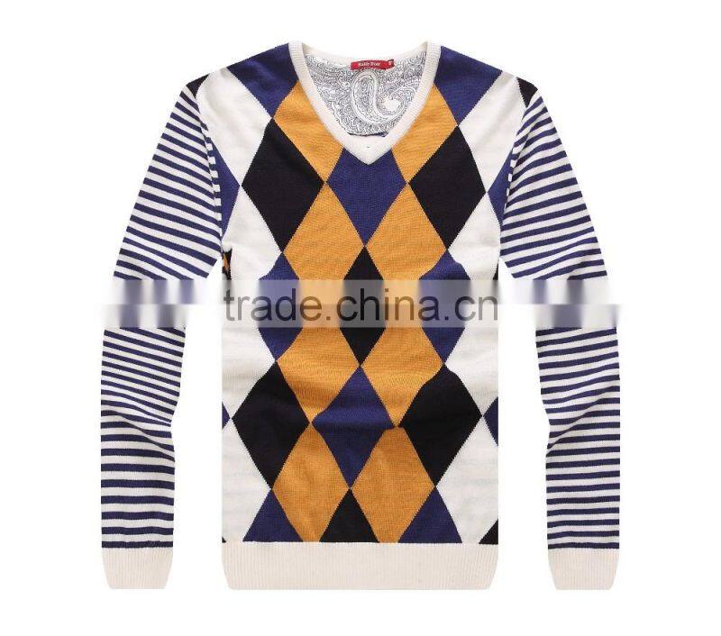 Wholesale fashion men winter pullover sweaters