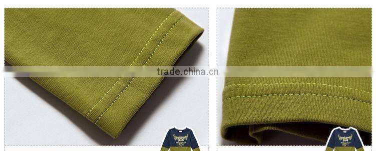 High quality assorted color kids clothes children print cotton boys dress designing