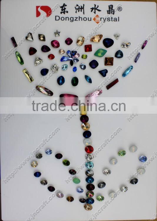 2015 crystal loose fancy stone jewelry stone