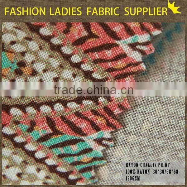 shaoxing cichengtex printed rayon and high quality rayon fabric
