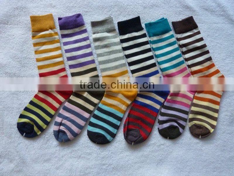 girl dress knee high stripe socks