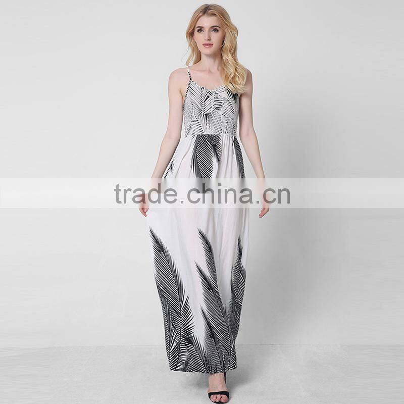 Maxnegio fashion chiffon maxi backless beach wear dress