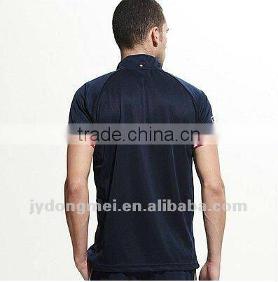 mens sports zipper Polo shirts