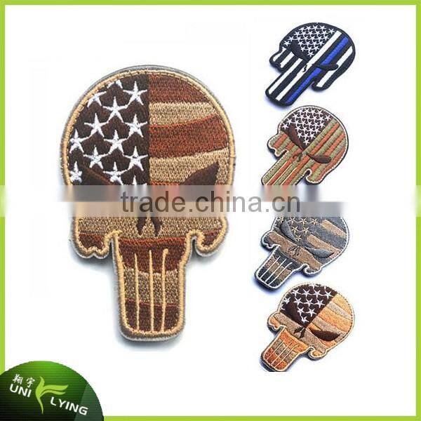 2017Custom Iron Patches Clothing Embroidered 3D Flower Embroidery Patch Manufacturers