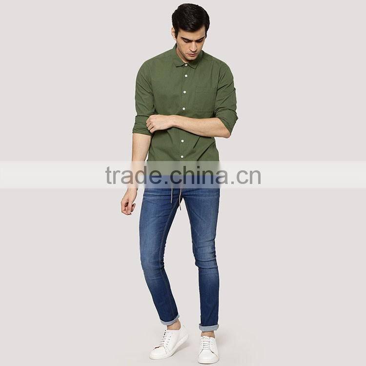 Wholesale high end dress shirts design latest fashion funky designer shirts for men