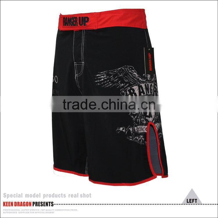 black printed shorts wholesale mma shorts for men top quality crossfit shorts