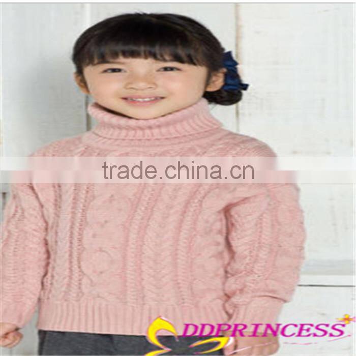 2015 factory wholesale of kids sweater girls ,wool sweater girls