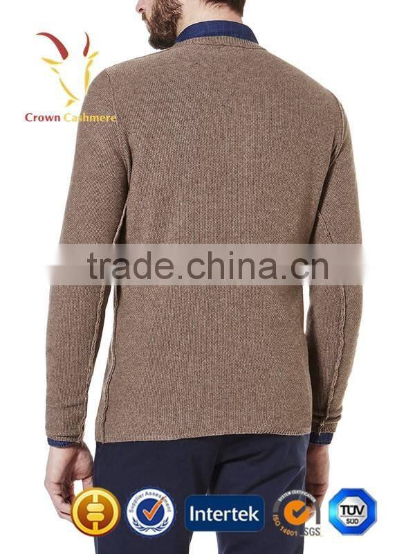 Fashion Designs Men Wool Knitwear Brands Pure Cashmere Sweater