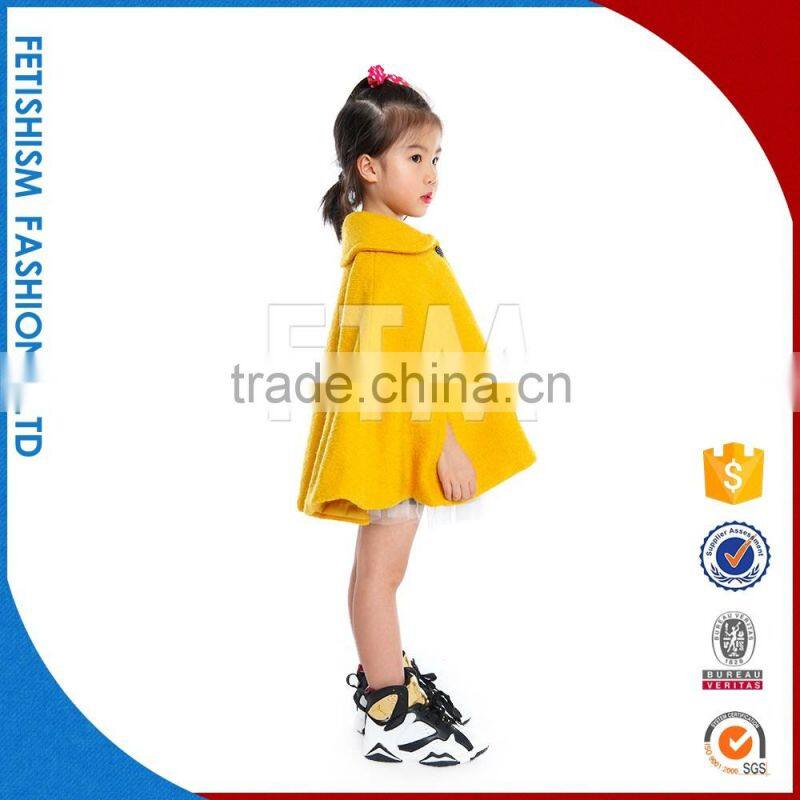 Popular kids fashion new design girls fur coats for kids
