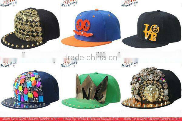 Design your own fashion flower 5 panel hats woven label