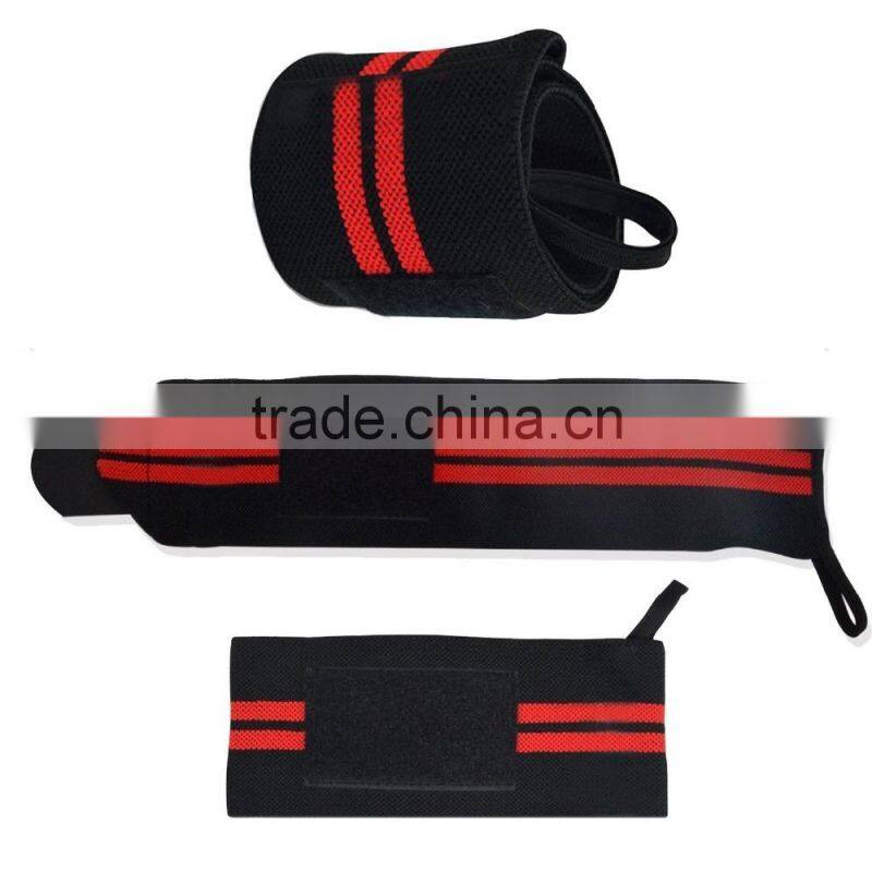 Wrist Thumb Wrap Support Brace Black & Red