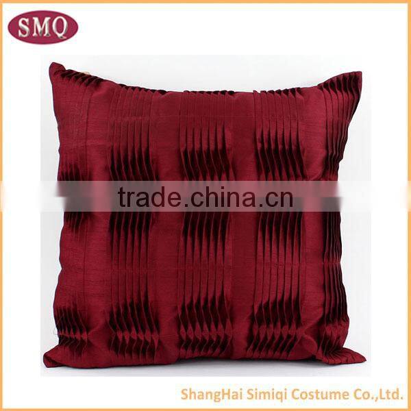 2014 china wholesale red pleated pillow