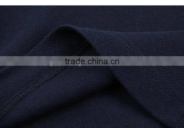Stylish slim fit men dark blue bamboo polo t shirt / mens plain fitted polo t shirts T13321-SB