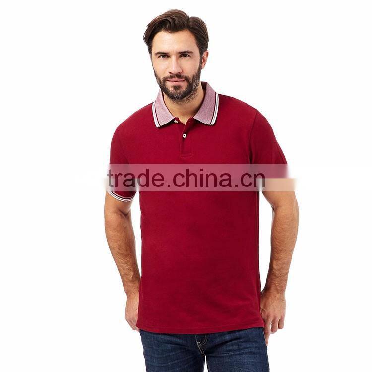 2016 Guangzhou Shandao OEM Cheap 200g 35% Cotton 65% Polyester Short Sleeve Wholesale Direct From China Clothing