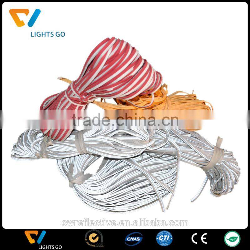 custom polyester webbing logo/glowing webbing/construction colored webbing