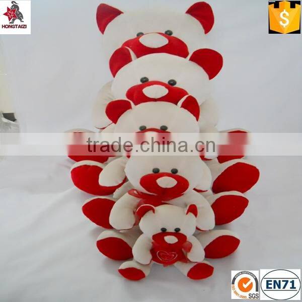 Good quality stuffed animal bear toys for valentine's with bow