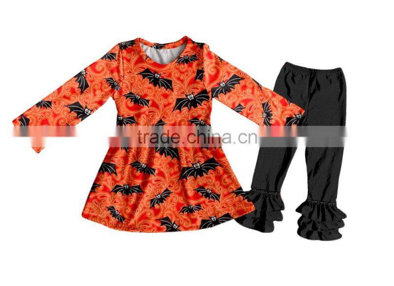 Celebrate the festival cotton printed with beautiful patter children are very simple as long as there is good Halloween clothes