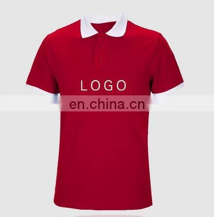 Factory supply custom logo screen printing and embroidery polo shirts