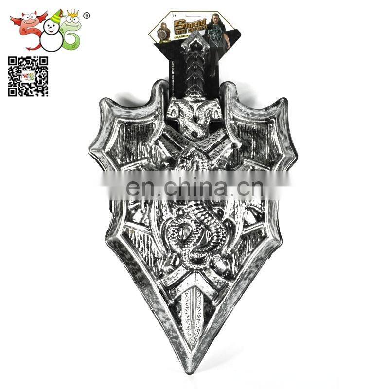 wholesale PVC medieval viking sword and shield set toys