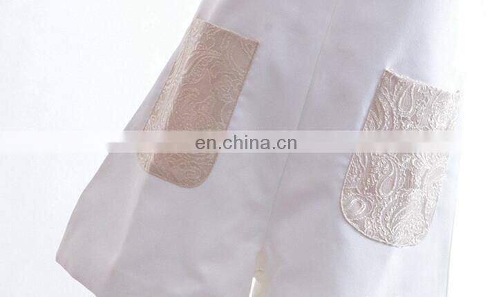 high quality sleeveless 2 color short jumpsuit for lady daily dating dress