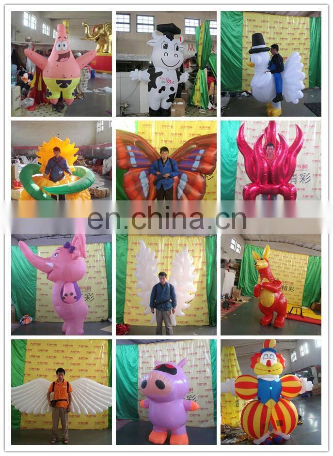 customized multicolor inflatable carnival octopus costume for adults