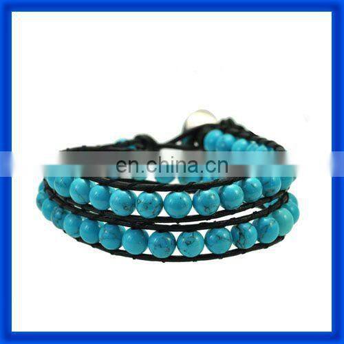 2014 Latest Men's And Women Wrap Bracelet TPCL114 From China Best Factory