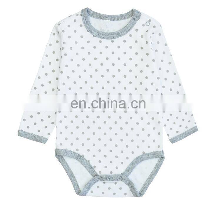 2017 New Born Baby Clothing Bamboo Baby Clothes Plain All Printed Baby Bamboo Onesie Clothes
