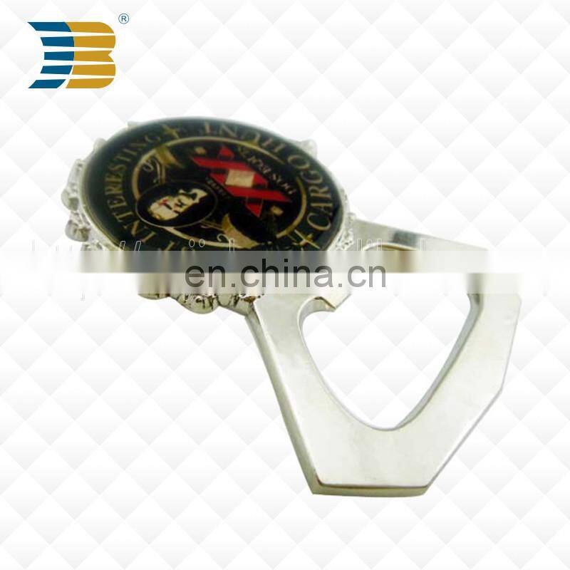 Wholesale custom cheap high quality epoxy metal bottle opener