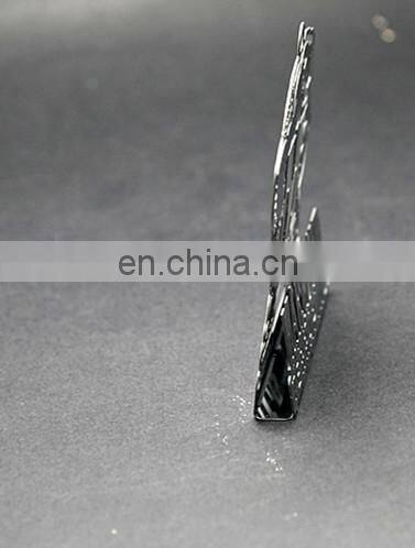 Etched Stainless Steel 3D Office Nameplate With Customized Logo