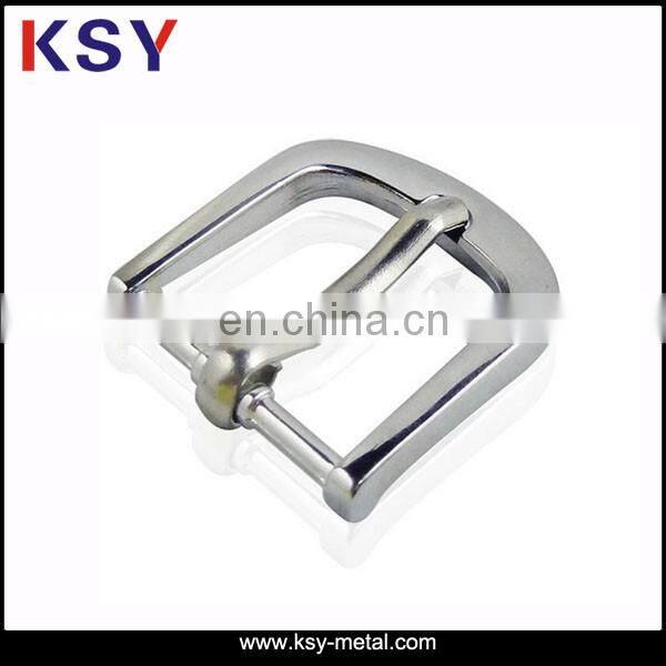 Grey / dark silver moon shape 50mm nickel free belt buckle