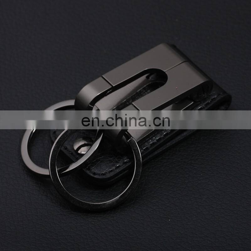 Promotional Gift Keyring, Personalized Leather Business Men Belt Keychain