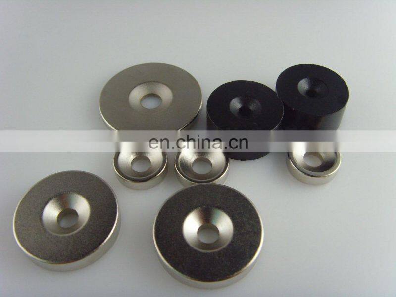 neodymium magnet countersunk can couple for screw