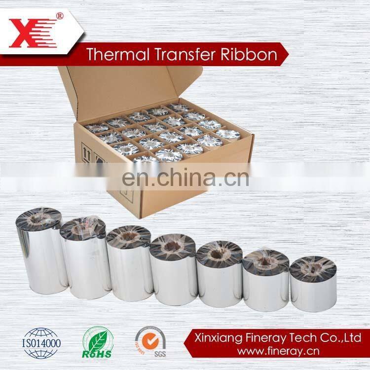 Premium resin ribbon for gloss synthetics 110MM*300M---Black