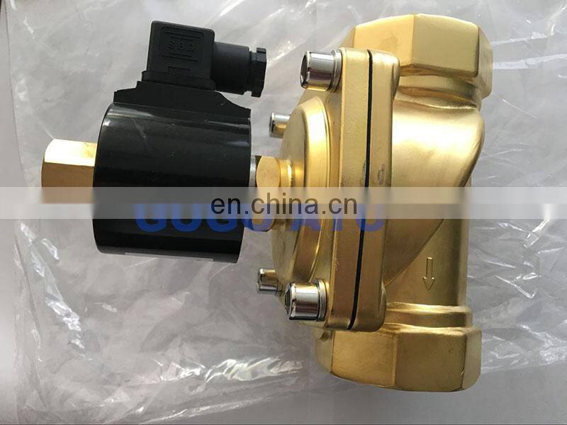GOGO 2 way brass Normally open large 2 inch water solenoid valves for irrigation price cheap 220v ac 50mm zero pressure start