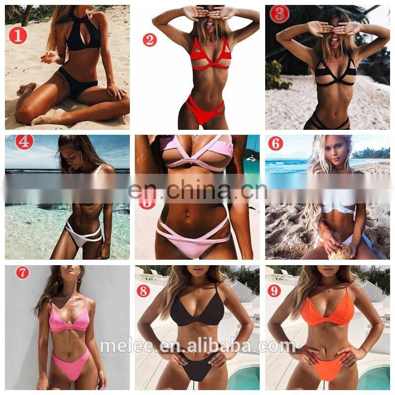RTS custom Ladies Sexy Bikini One Piece Beachwear women sexy bikini beach wear
