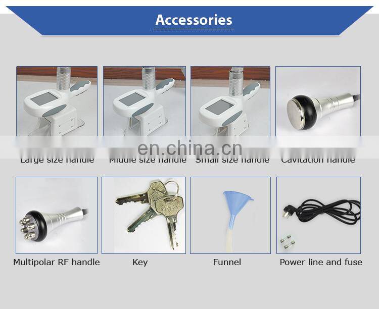 good quality product fat freeze weight loss function with RF and Cavitation slimming machine