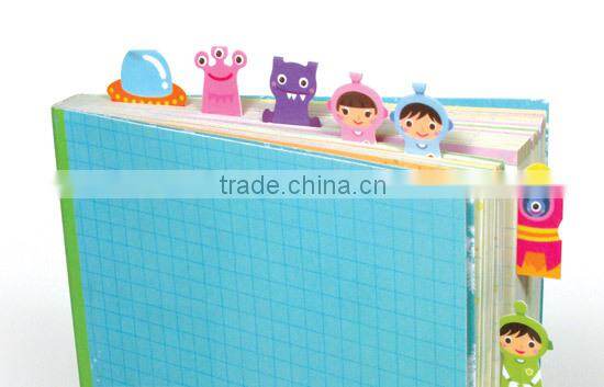 HK Design scrapbooking space animal cute cartoon bookmark index tab sticker