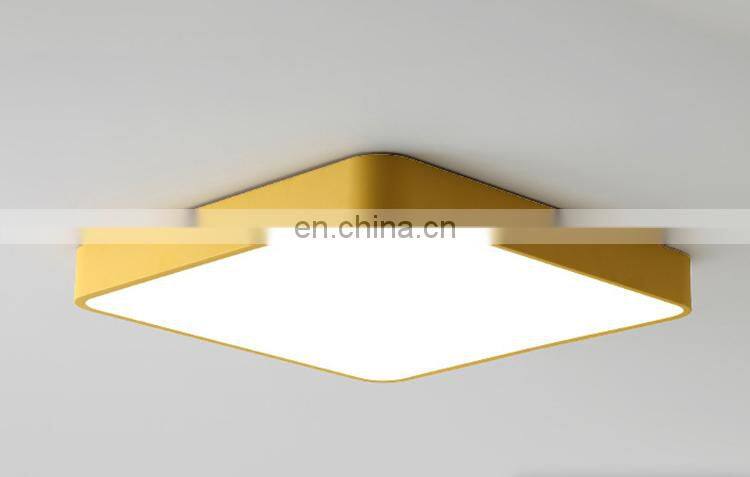 New design LED ceiling light fixture rectangular for bedroom lighting
