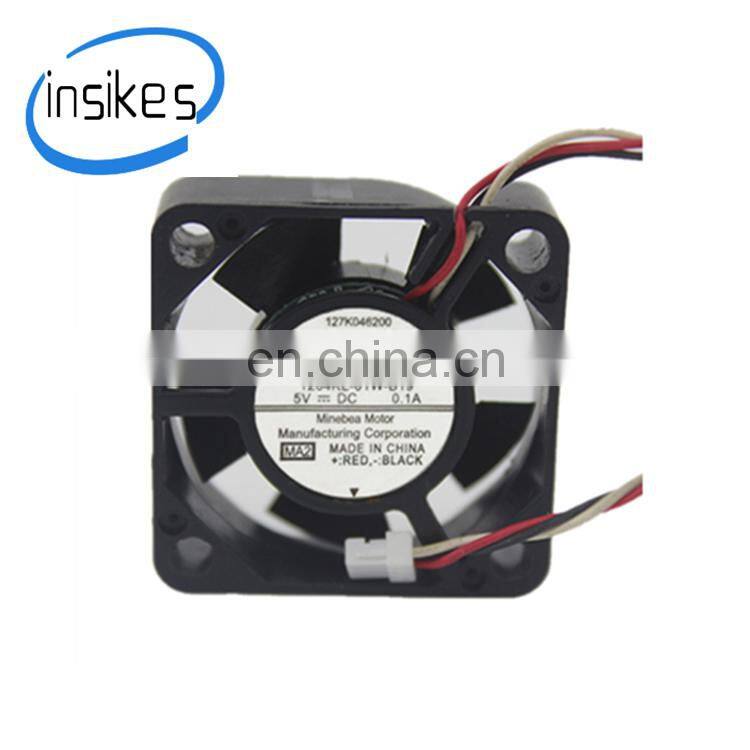 1204KL-01W-B19 3CM 3010 5V 0.1A 3-wire small axial fan cooling fans