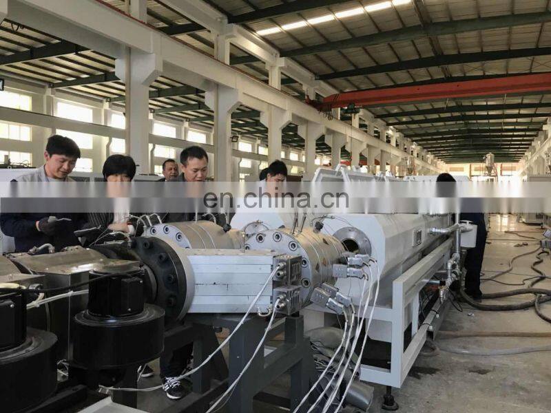 plastic pvc double pipe extrusion machine line / electric water pipe extrusion machine