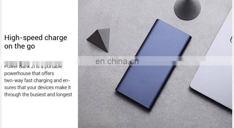 Xiaomi Original Mi Power Bank 3 18W 10000mAh Quick Charge Dual-USB Aluminium Powerbank Fast Charger Portable External Battery