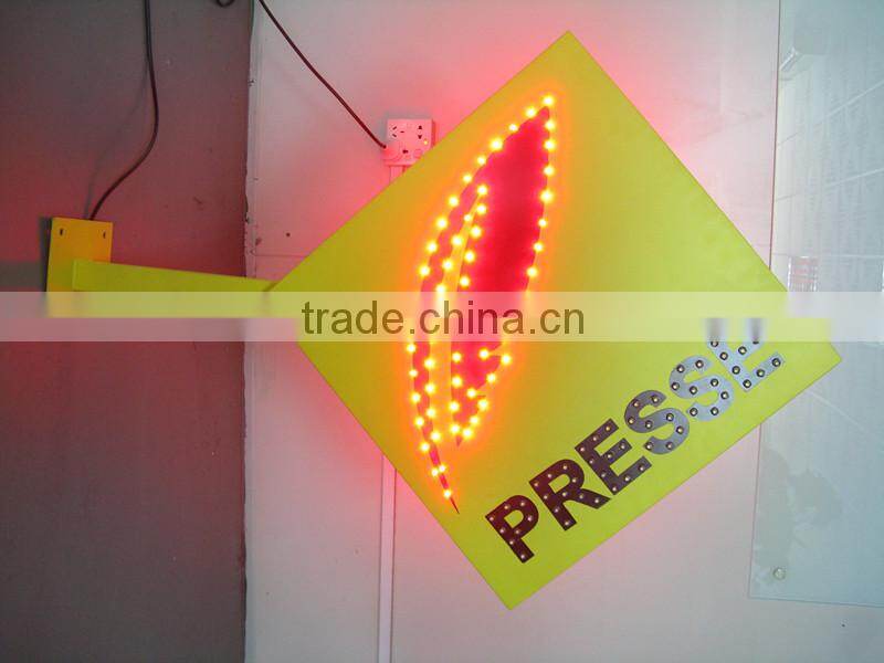 outdoor advertising led presse sign for newsagency from liyi