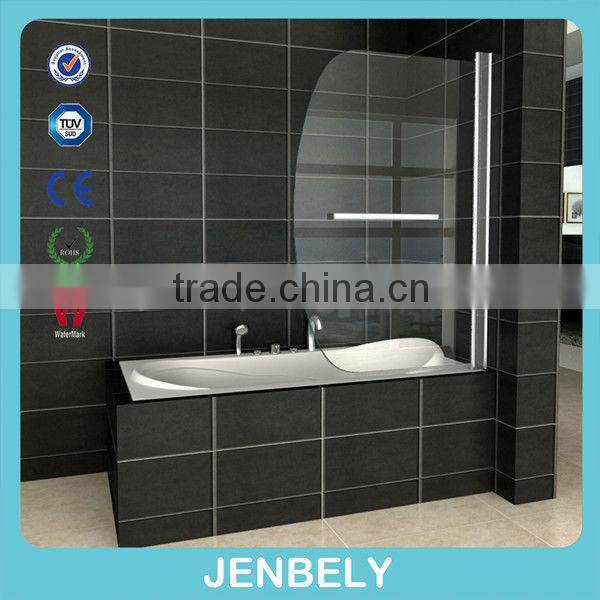 Arc 6mm frameless swing shower doors BL-063