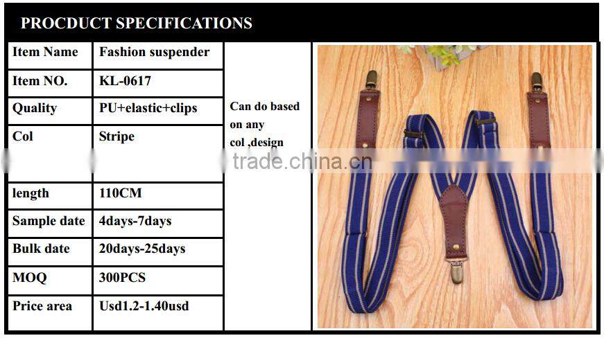 ladies /mens clips suspender