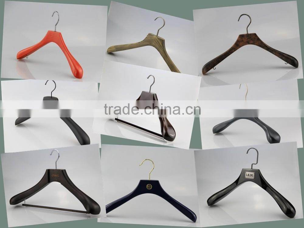 HA7035 same style top and bottom hanger rubber coated plstic hanger