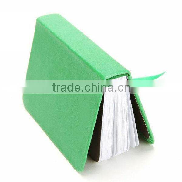 cute memo notepad writing pads PU notebook